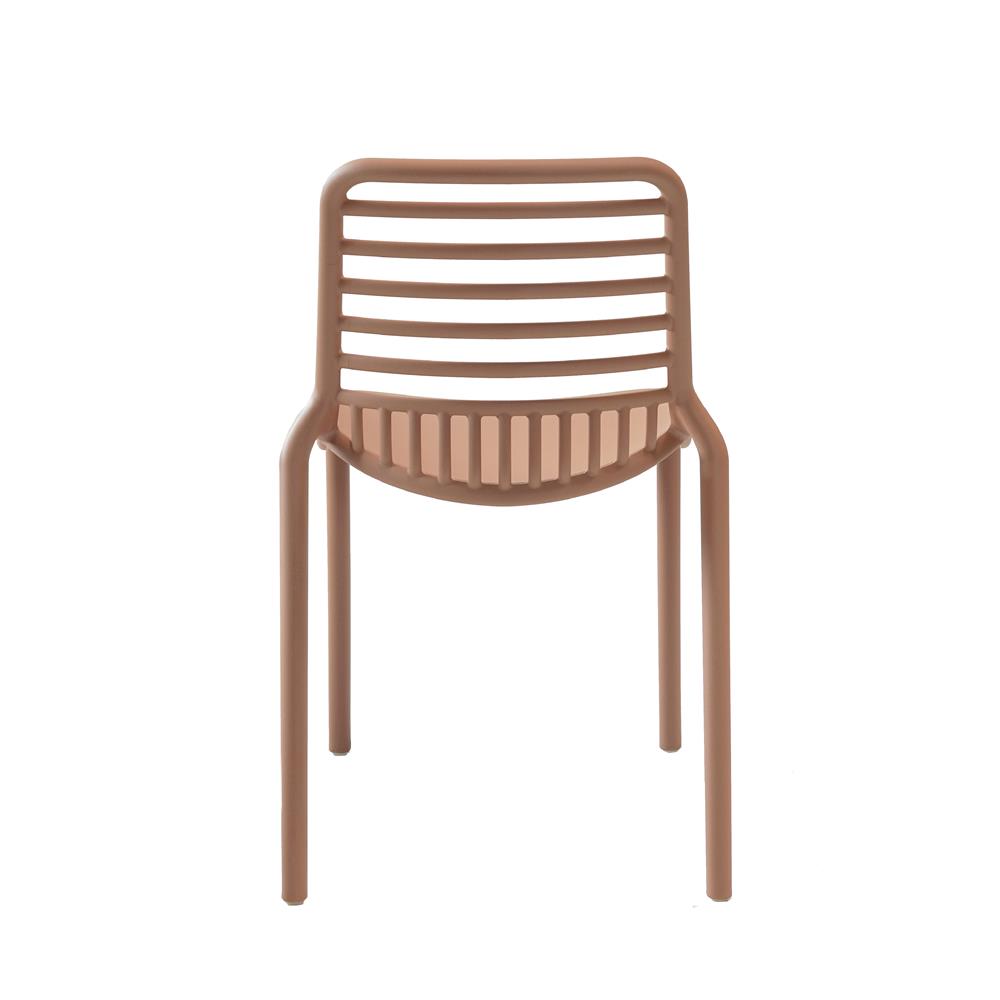 เก้าอี้พลาสติก PIONEER PN92346 สีน้ำตาล