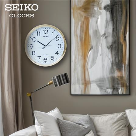 นาฬิกาแขวน SEIKO CLOCKS PAA020G 14 นิ้ว สีทอง_1