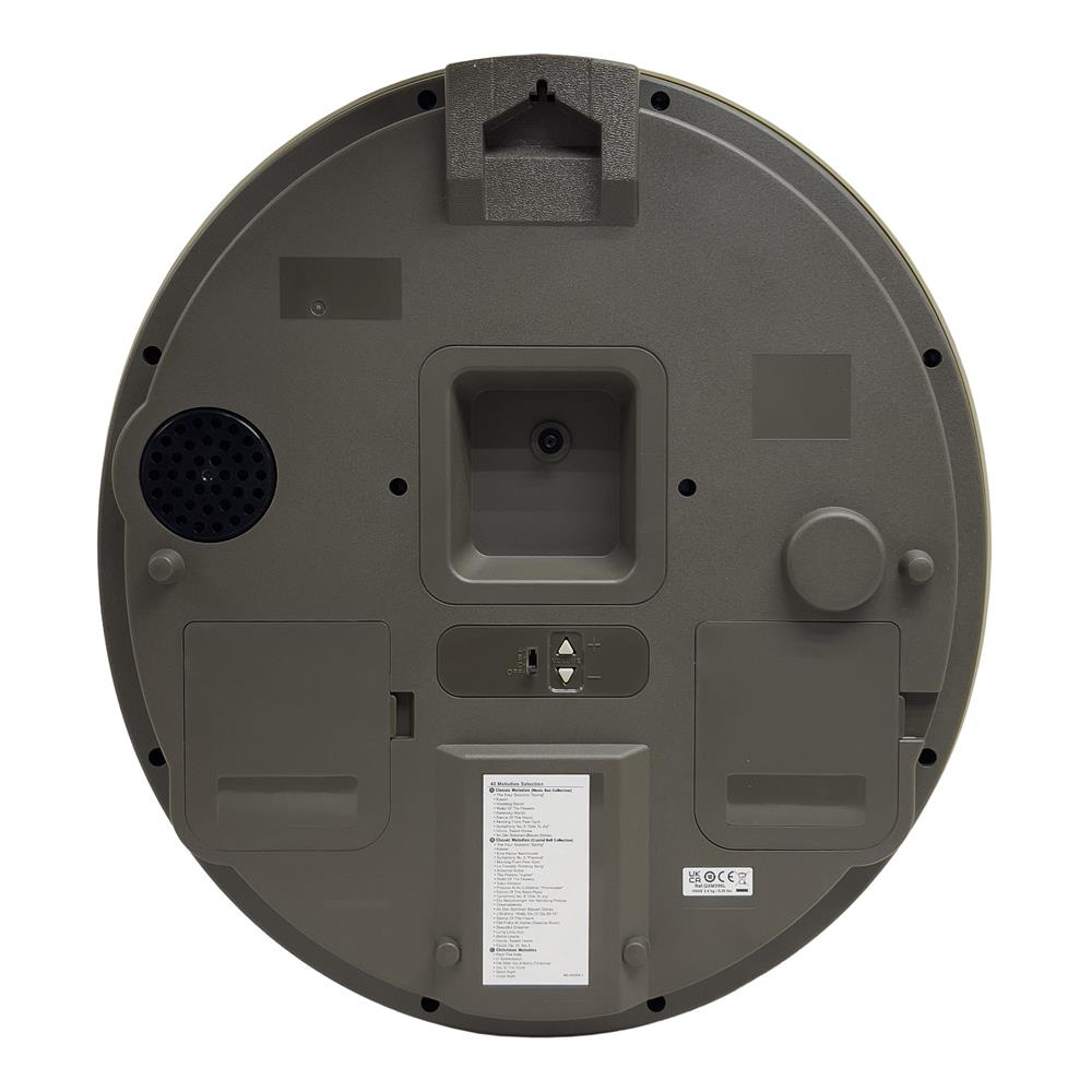 นาฬิกาแขวน SEIKO CLOCKS MELODY QXM398L 17.5X16 นิ้ว สีเงิน