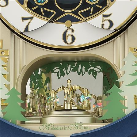 นาฬิกาแขวน SEIKO CLOCKS MELODY QXM398L 17.5X16 นิ้ว สีเงิน_1