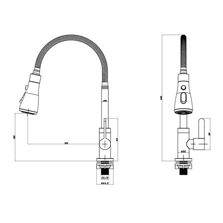 ก๊อกซิงค์เดี่ยวเคาน์เตอร์ HAFELE 495.50.280_1
