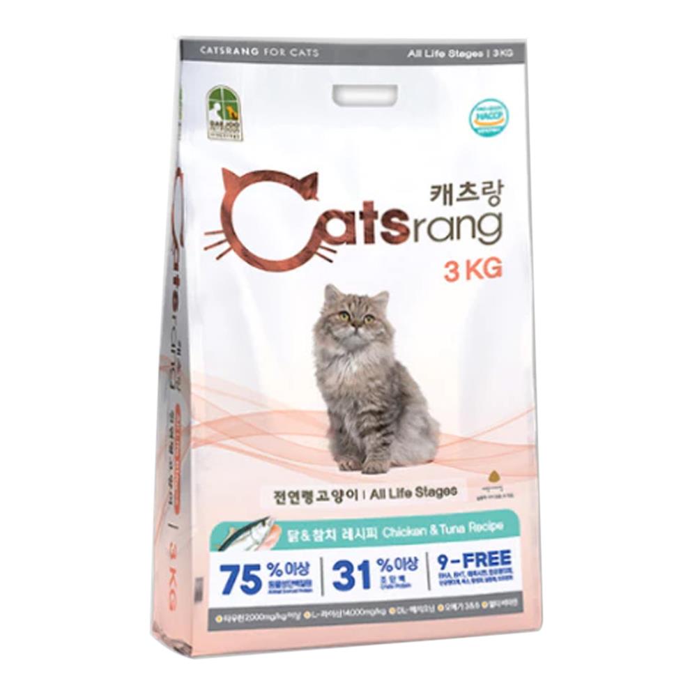 อาหารแมว CATSRANG ALL LIFE STAGE 75 CHICKEN AND TUNA RECIPE 3 กก.