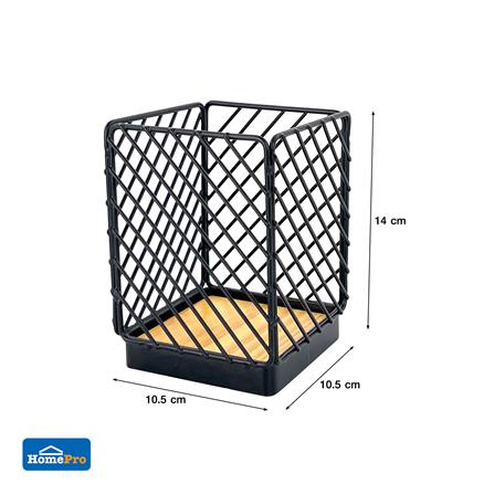 ที่ใส่อุปกรณ์ 1 ช่องเหลี่ยม KECH T-CHART สีดำ_5