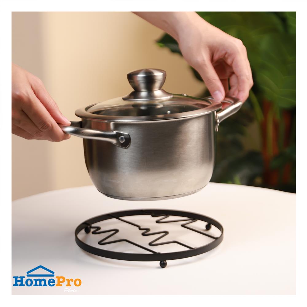 ที่รองภาชนะร้อนกลม KECH T-BOLT สีดำ