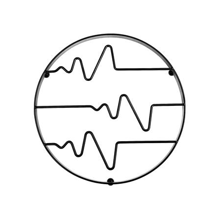 ที่รองภาชนะร้อนกลม KECH T-BOLT สีดำ_2