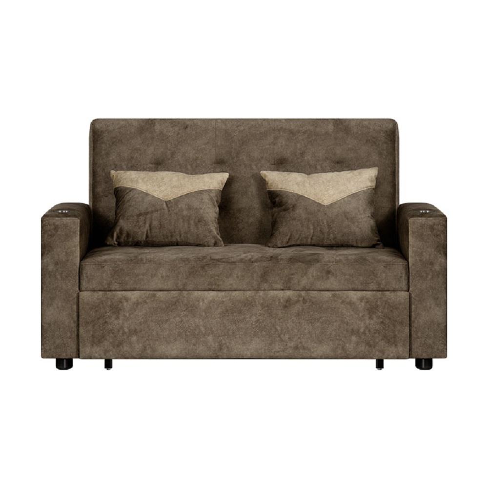 โซฟาเบด AS FURNITURE CHARLOTTE CBWU37 สีน้ำตาล/เหลือง