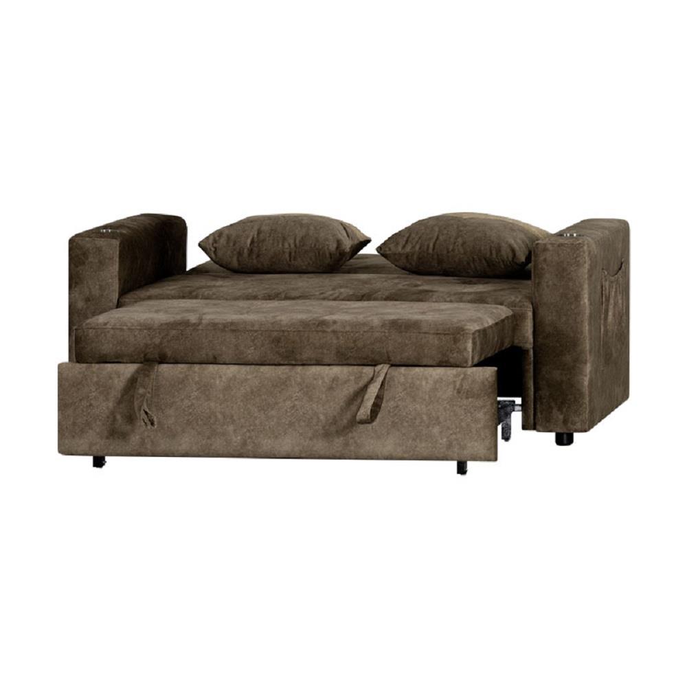 โซฟาเบด AS FURNITURE CHARLOTTE CBWU37 สีน้ำตาล/เหลือง