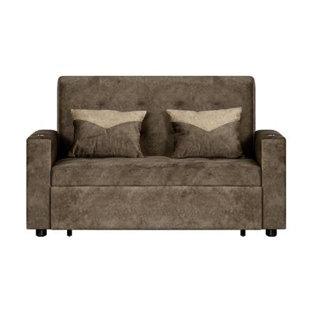 โซฟาเบด AS FURNITURE CHARLOTTE CBWU37 สีน้ำตาล/เหลือง_1