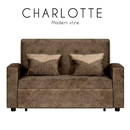 โซฟาเบด AS FURNITURE CHARLOTTE CBWU37 สีน้ำตาล/เหลือง_6
