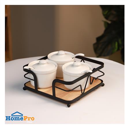 ถาดใส่ของเหลี่ยม KECH T-BOLT 18 ซม. สีดำ_4