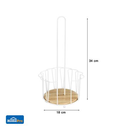 ที่ใส่ทิชชูม้วน KECH FLORIST สีขาว_5