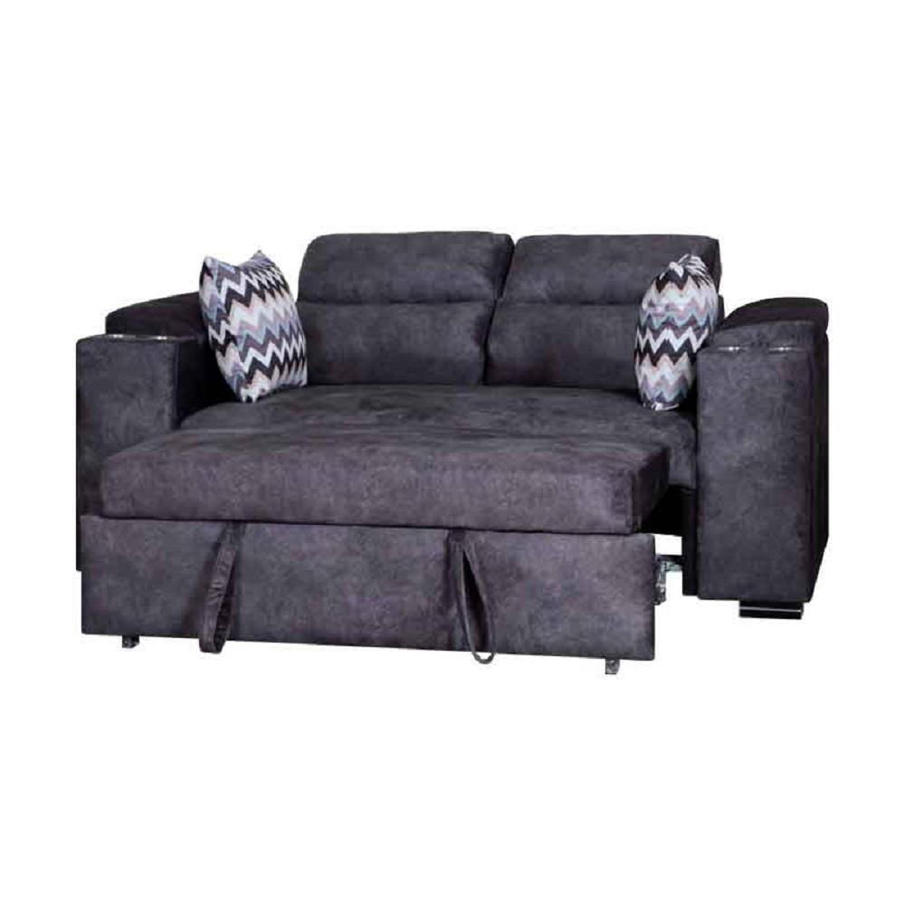 โซฟาเบด 2 ที่นั่ง AS FURNITURE NADIA CGYU40 สีเทา