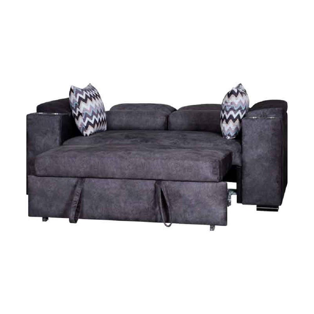 โซฟาเบด 2 ที่นั่ง AS FURNITURE NADIA CGYU40 สีเทา