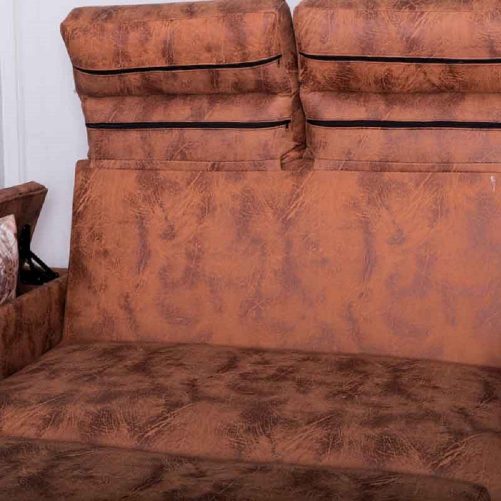 โซฟาเบด 2 ที่นั่ง AS FURNITURE NADIA LBWU12 สีน้ำตาล