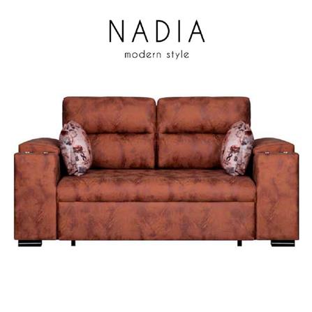 โซฟาเบด 2 ที่นั่ง AS FURNITURE NADIA LBWU12 สีน้ำตาล_7