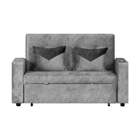 โซฟาเบด AS FURNITURE CHARLOTTE CGYU40 สีเทาอ่อน_1