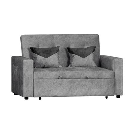 โซฟาเบด AS FURNITURE CHARLOTTE CGYU40 สีเทาอ่อน_2