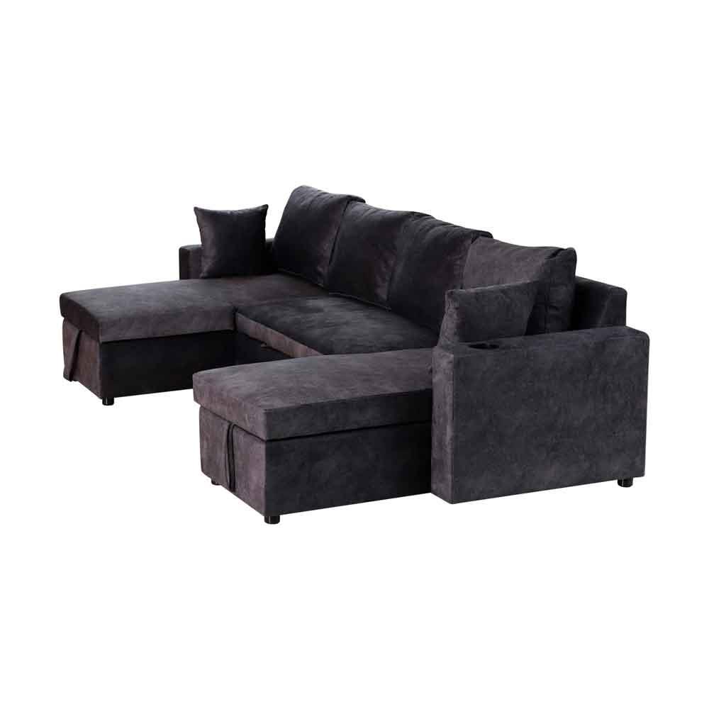 โซฟาเบด AS FURNITURE HYPER CGYU40 สีเทาเข้ม