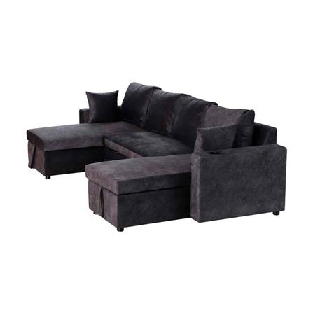 โซฟาเบด AS FURNITURE HYPER CGYU40 สีเทาเข้ม_5