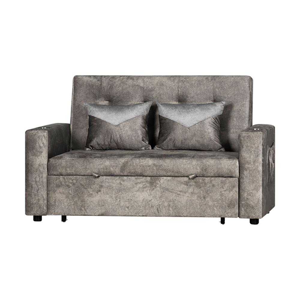 โซฟาเบด AS FURNITURE CHARLOTTE CGYU57 สีเทาเข้ม