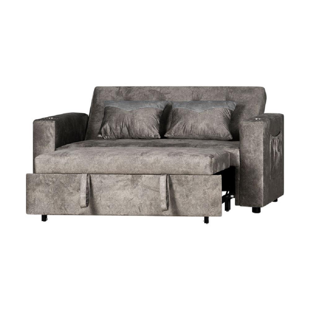 โซฟาเบด AS FURNITURE CHARLOTTE CGYU57 สีเทาเข้ม