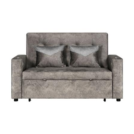 โซฟาเบด AS FURNITURE CHARLOTTE CGYU57 สีเทาเข้ม_1