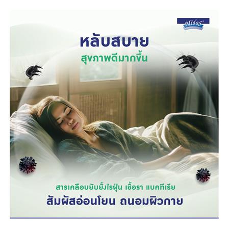 ที่นอน 6 ฟุต MIDAS ZANE I พร้อมหมอนหนุน 2 ชิ้น_12