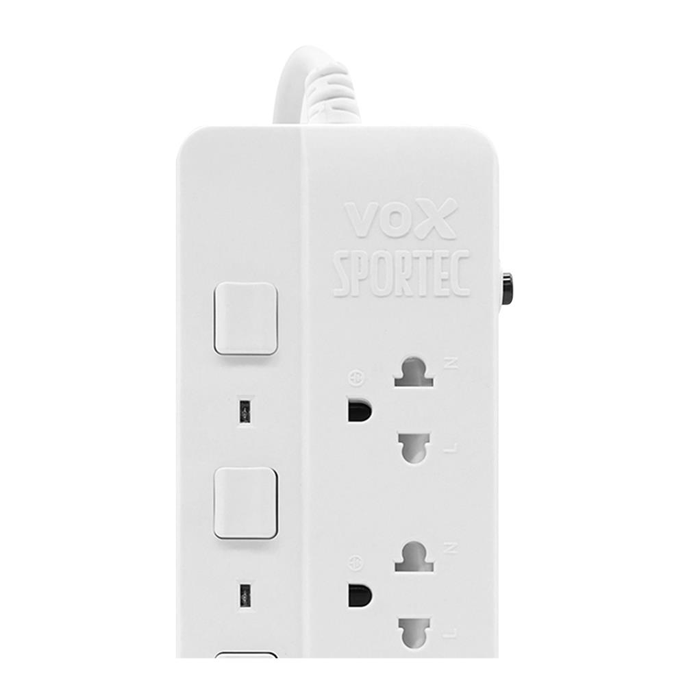 รางปลั๊กไฟ 5 ช่อง 5 สวิตซ์ VOX P-550 5 ม. (1 แถม 1)