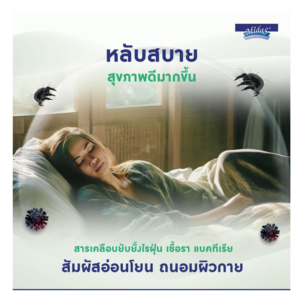 ที่นอน 3.5 ฟุต MIDAS ZANE I พร้อมหมอนหนุน 1 ชิ้น