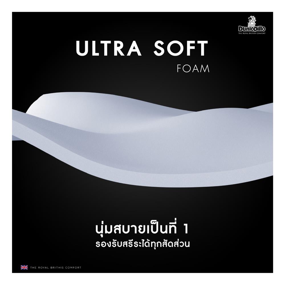 ที่นอน 5 ฟุต DUNLOPILLO FROSTBURG พร้อมชุดเครื่องนอน 11 ชิ้น