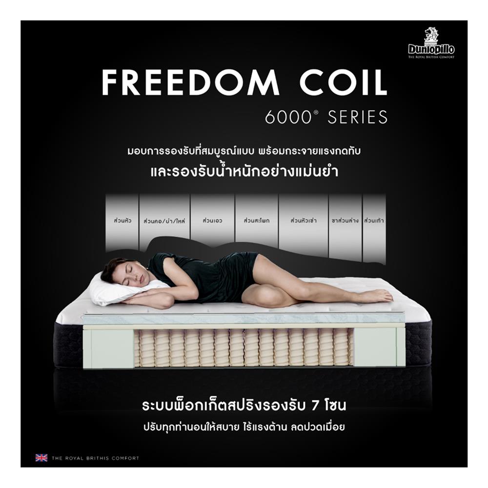 ที่นอน 3.5 ฟุต DUNLOPILLO FROSTBURG พร้อมชุดเครื่องนอน 7 ชิ้น