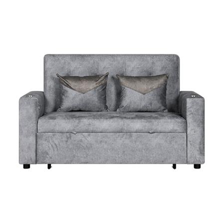 โซฟาเบด AS FURNITURE CHARLOTTE CGYU58 สีเทาอ่อน_1