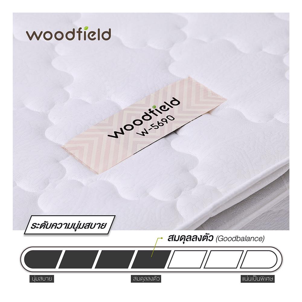 ที่นอน 3.5 ฟุต WOODFIELD W-5690 พร้อมหมอนหนุน 1 ชิ้น