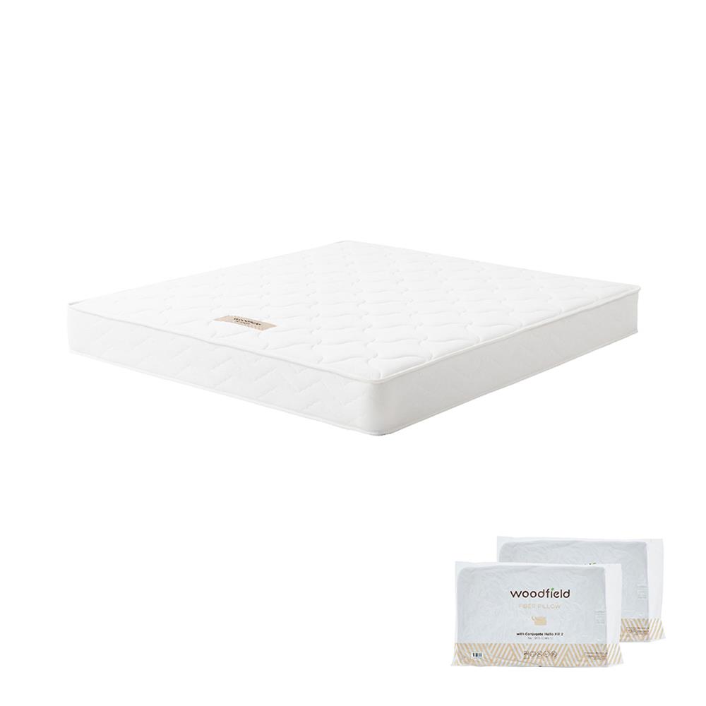 ที่นอน 5 ฟุต WOODFIELD W-5590 พร้อมหมอนหนุน 2 ชิ้น