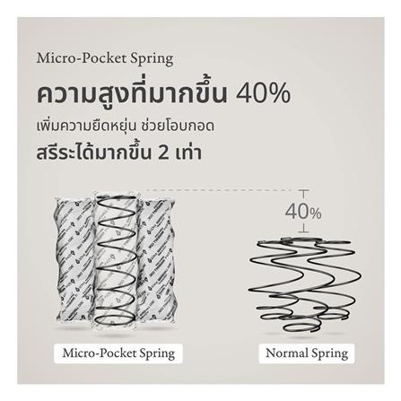 ที่นอน 3.5 ฟุต LOTUS MARSHALL DELUXE III พร้อมชุดเครื่องนอน 7 ชิ้น_5