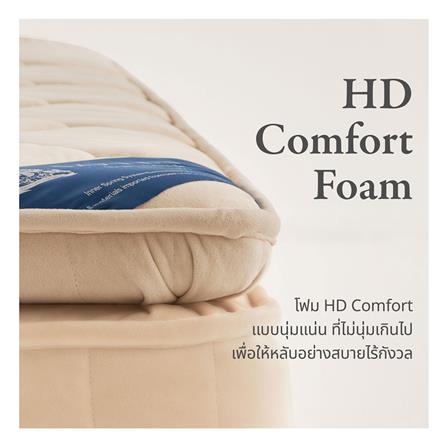 ที่นอน 3.5 ฟุต LOTUS MARSHALL DELUXE III พร้อมชุดเครื่องนอน 7 ชิ้น_9