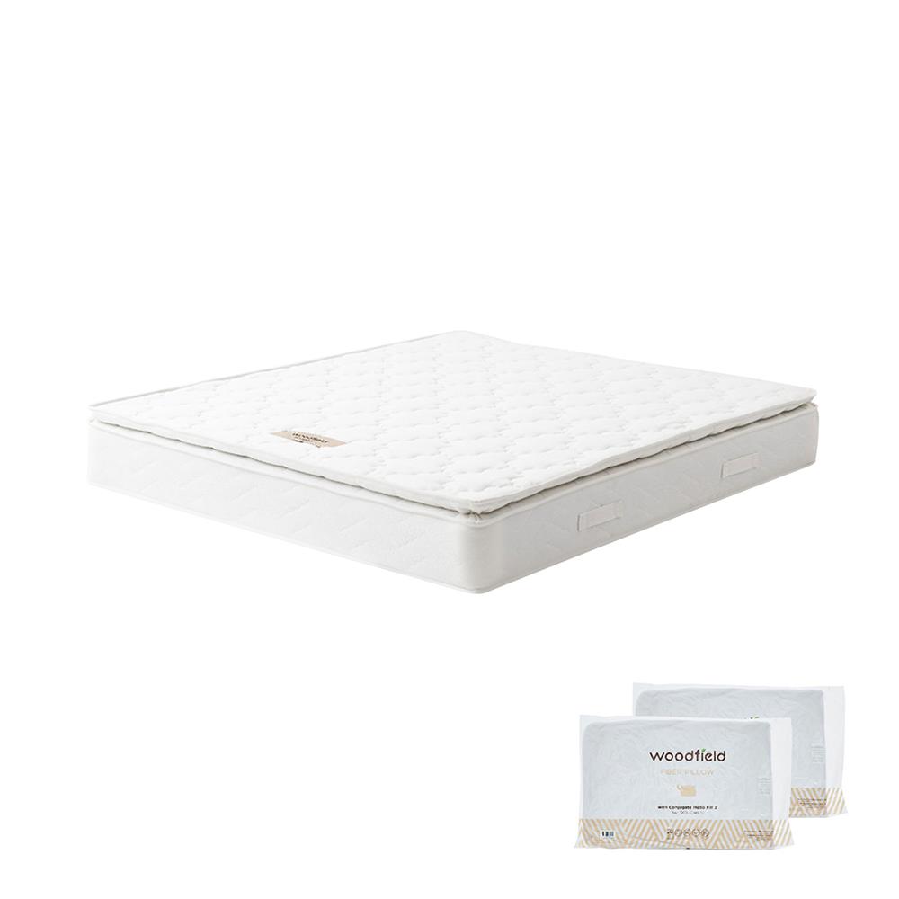 ที่นอน 6 ฟุต WOODFIELD W-5690 พร้อมหมอนหนุน 2 ชิ้น