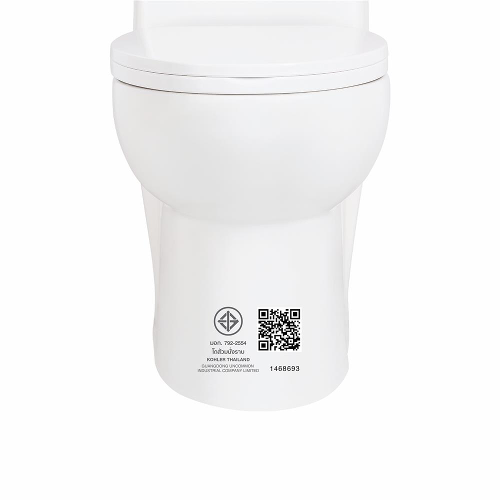 สุขภัณฑ์ 1 ชิ้น KARAT K-33295X-S-WK 3/4.5L สีขาว