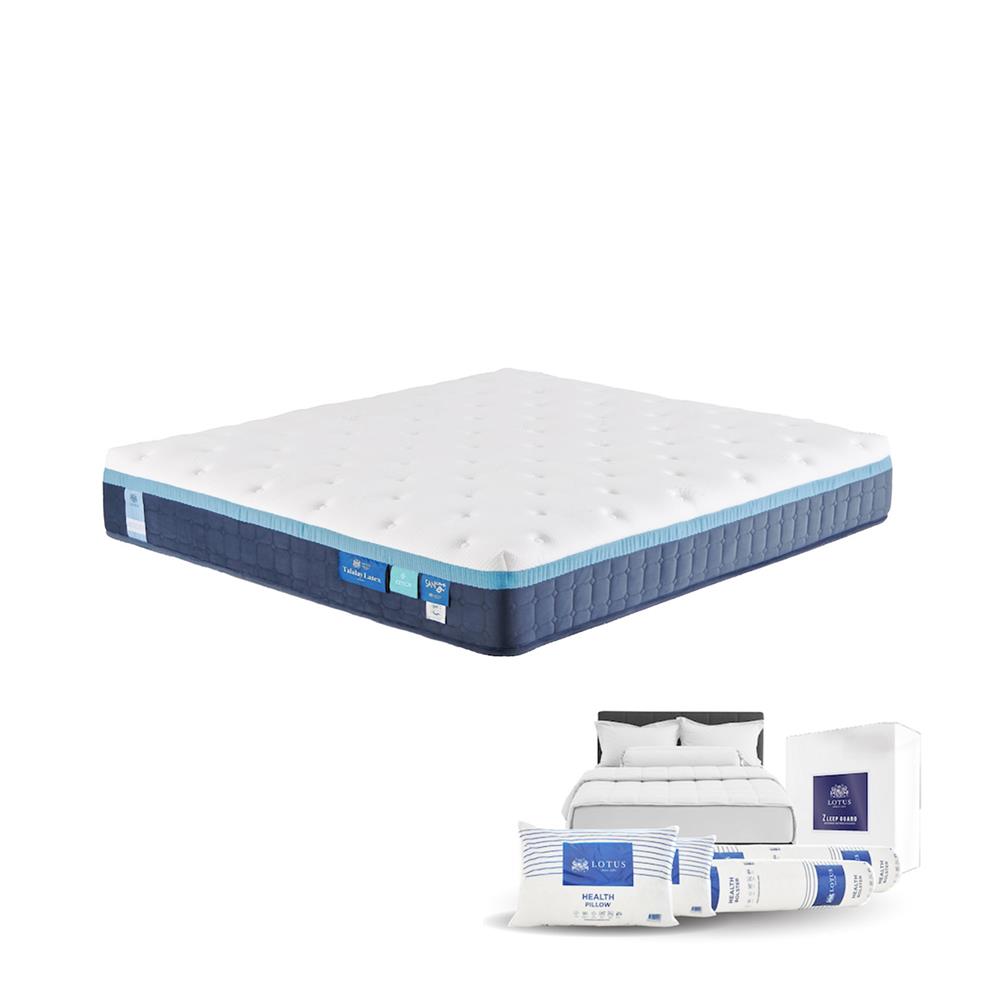 ที่นอน 6 ฟุต LOTUS ARCTIC ZEN พร้อมเครื่องนอน 11 ชิ้น
