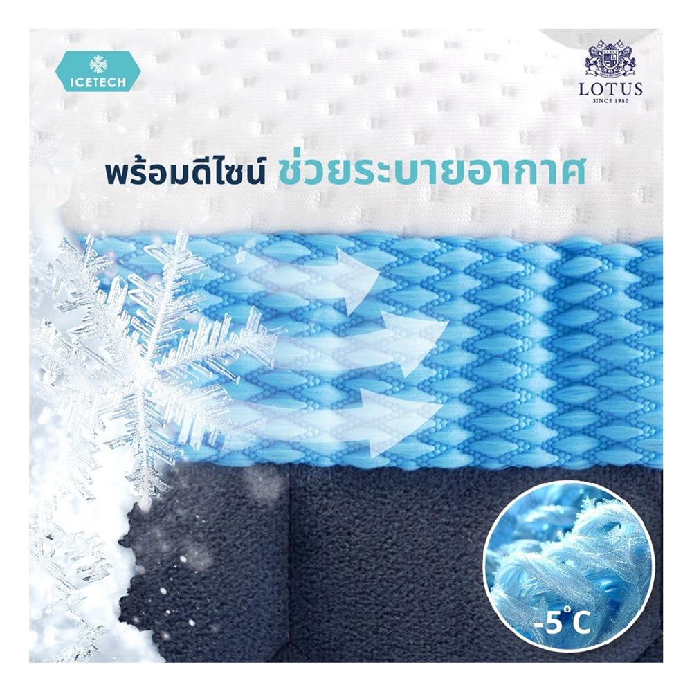 ที่นอน 6 ฟุต LOTUS ARCTIC ZEN พร้อมเครื่องนอน 11 ชิ้น