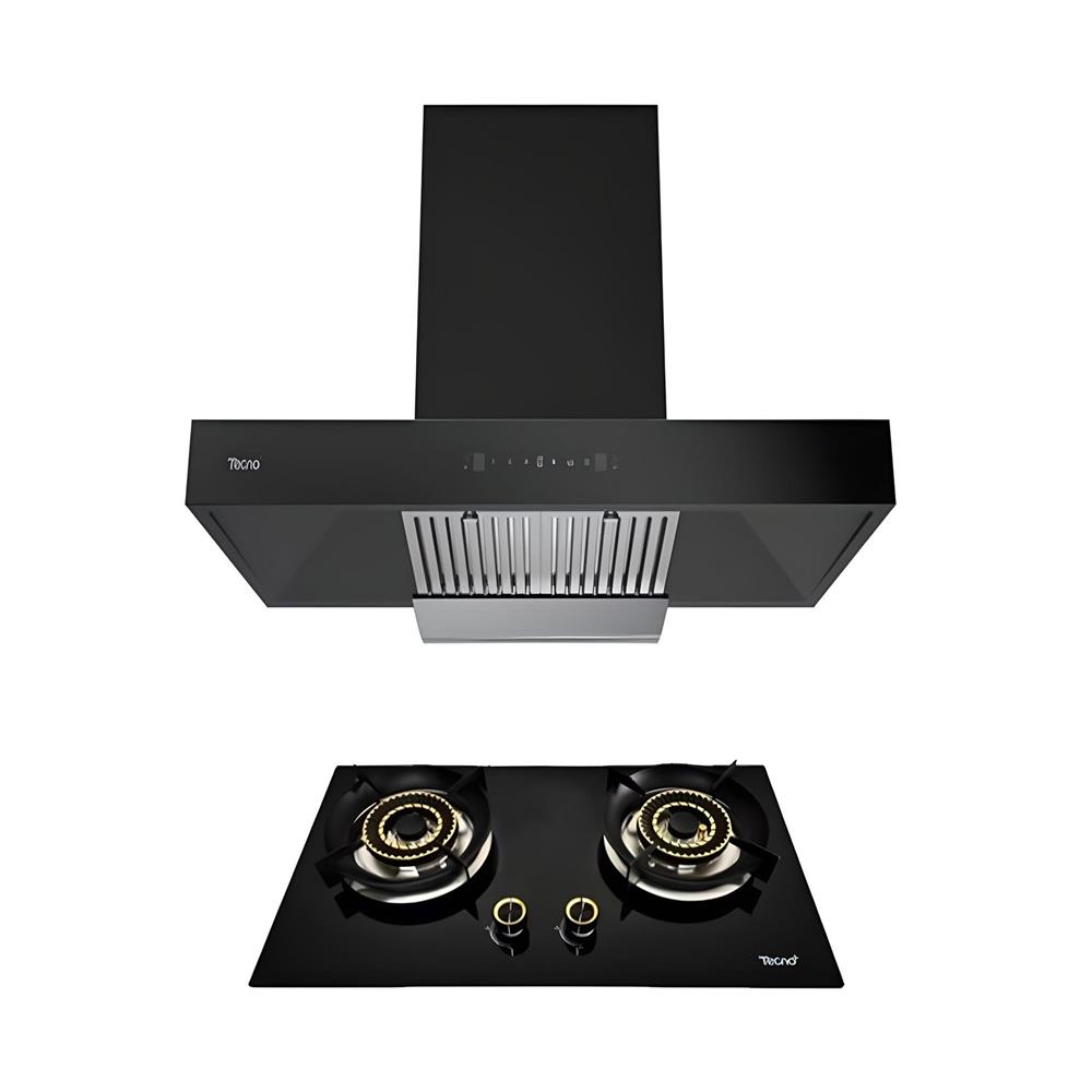 เตาฝัง+เครื่องดูดควัน TECNOPLUS SET HB MINI2R+HD90MC/B
