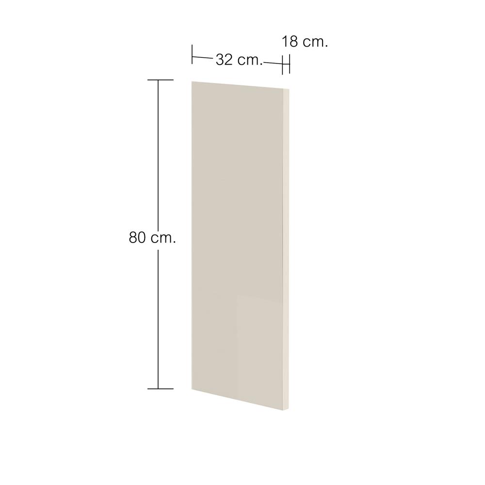 แผ่นปิดข้างตู้ CABIN HARIS 32x80 ซม. สีเบจ