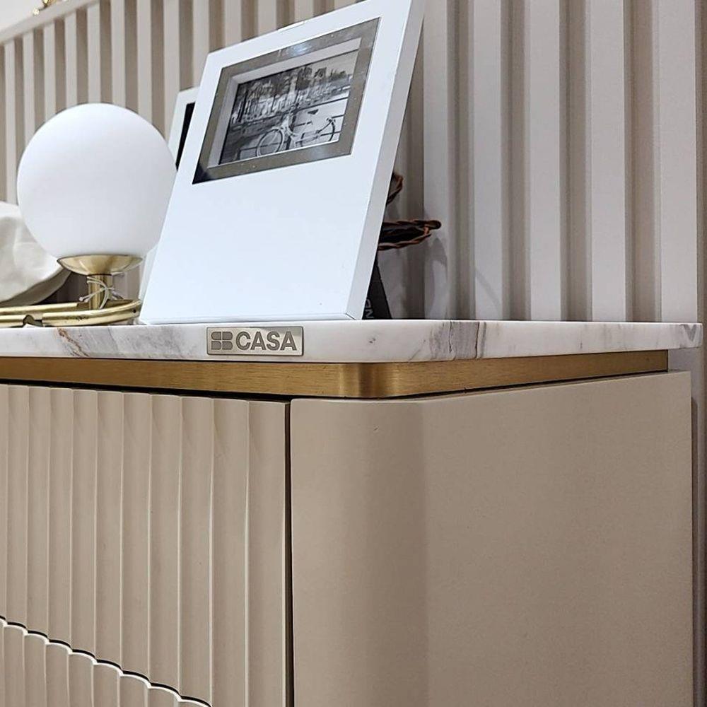 ตู้ข้างเตียง SB FURNITURE GALAR 58.5 ซม. สีเบจ