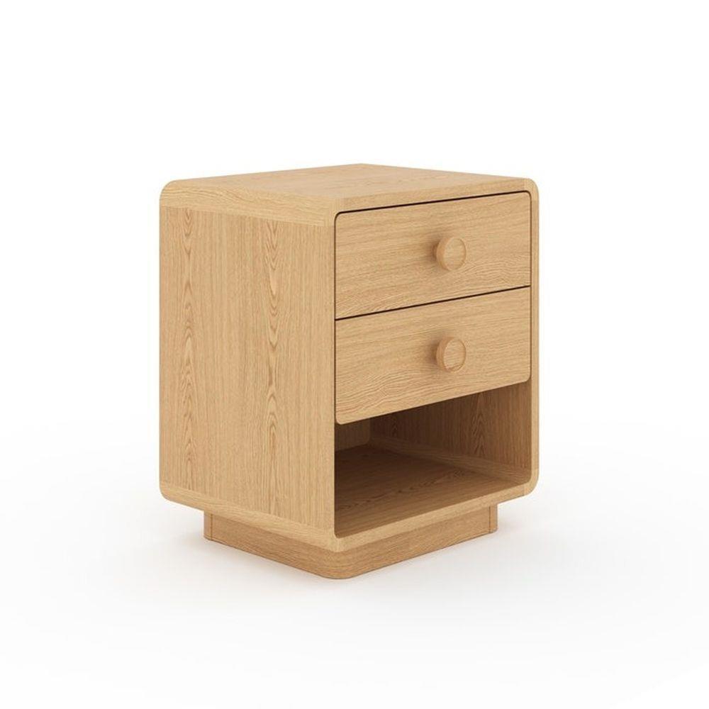 ตู้ข้างเตียง SB FURNITURE HAGI 45 ซม. สีไม้อ่อน