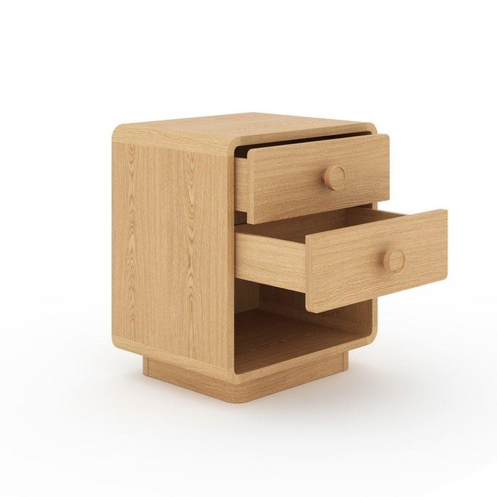 ตู้ข้างเตียง SB FURNITURE HAGI 45 ซม. สีไม้อ่อน