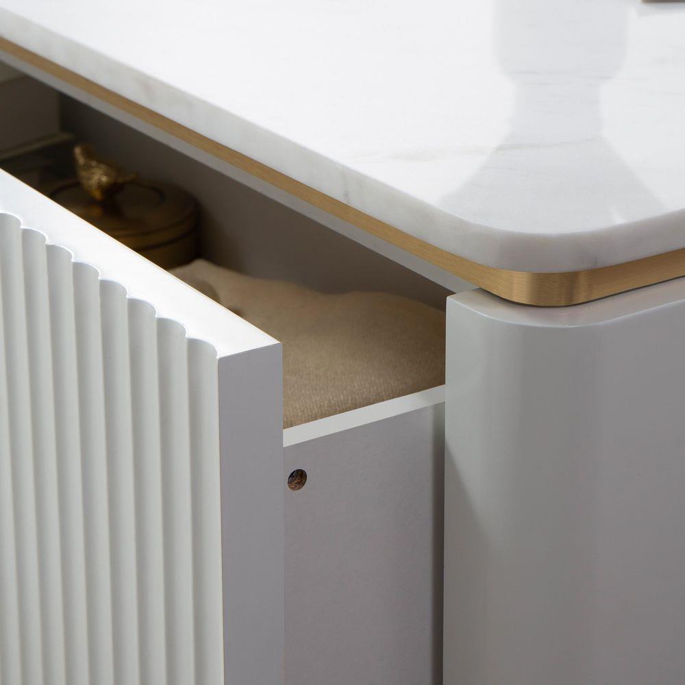 ตู้ข้างเตียง SB FURNITURE GALAR 58.5 ซม. สีขาว