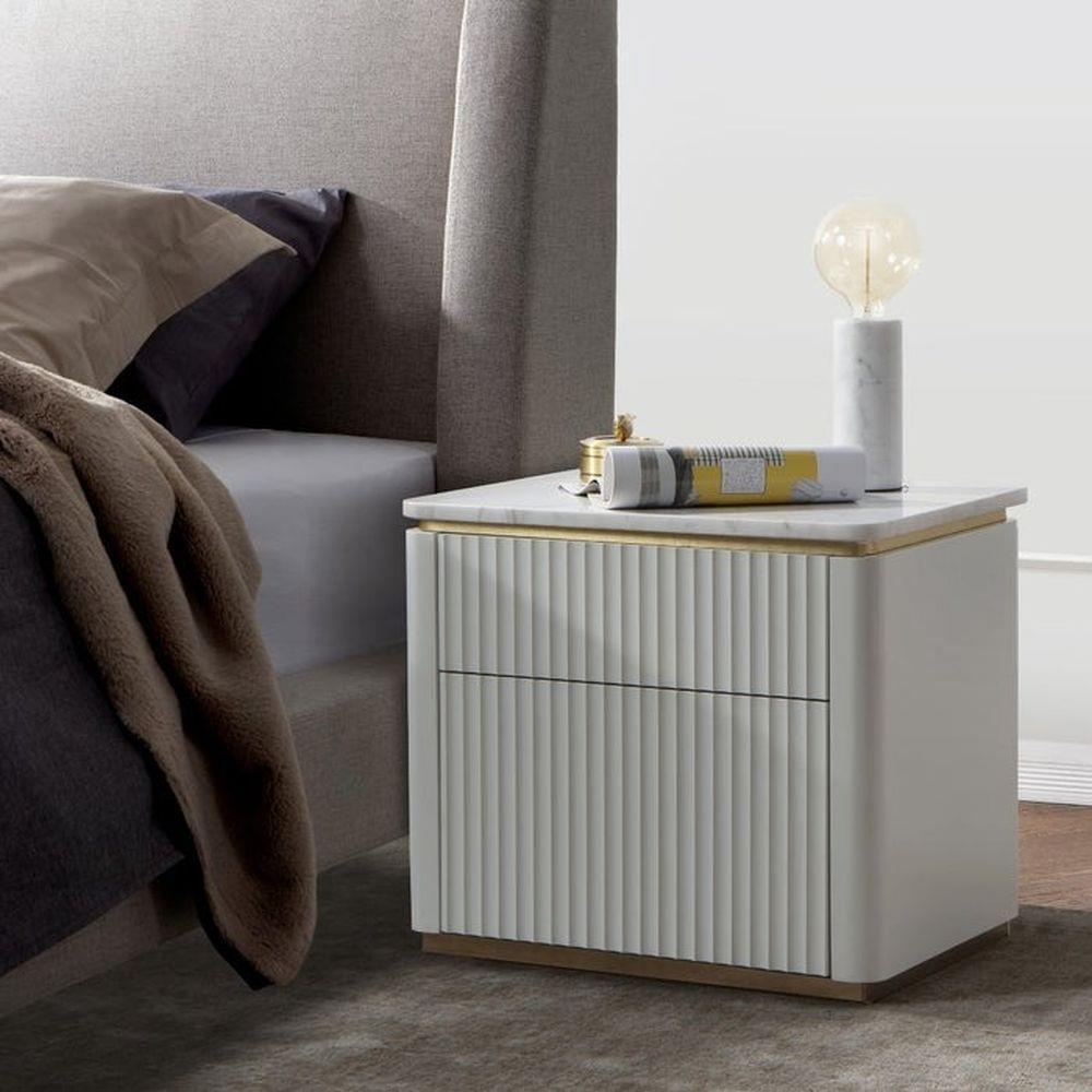 ตู้ข้างเตียง SB FURNITURE GALAR 58.5 ซม. สีขาว