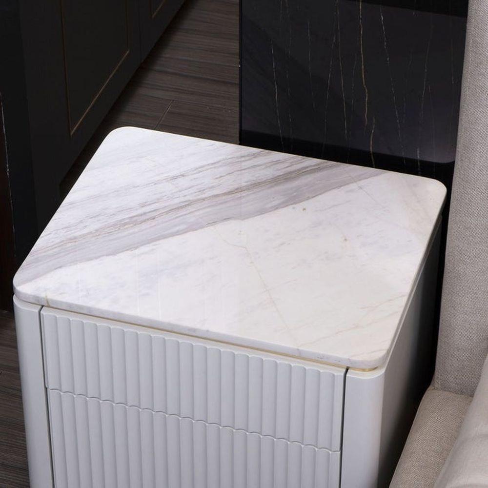 ตู้ข้างเตียง SB FURNITURE GALAR 58.5 ซม. สีขาว