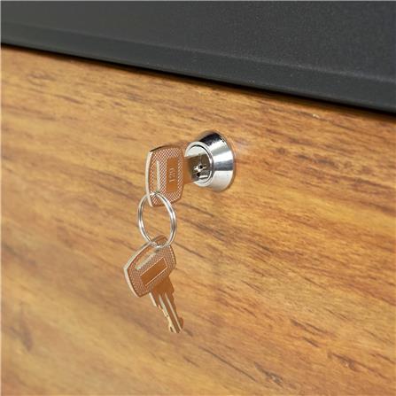 ตู้จดหมาย D MAIL BOX AMIN สีดำ/ลายไม้_3