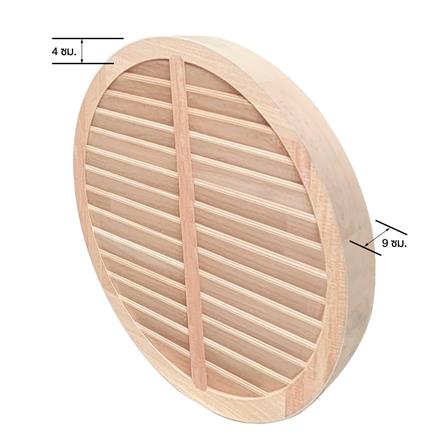 วงกบหน้าต่างโค้ง ไม้เนื้อแข็ง N999 MM2-K1 100X100 ซม. สีธรรมชาติ_3